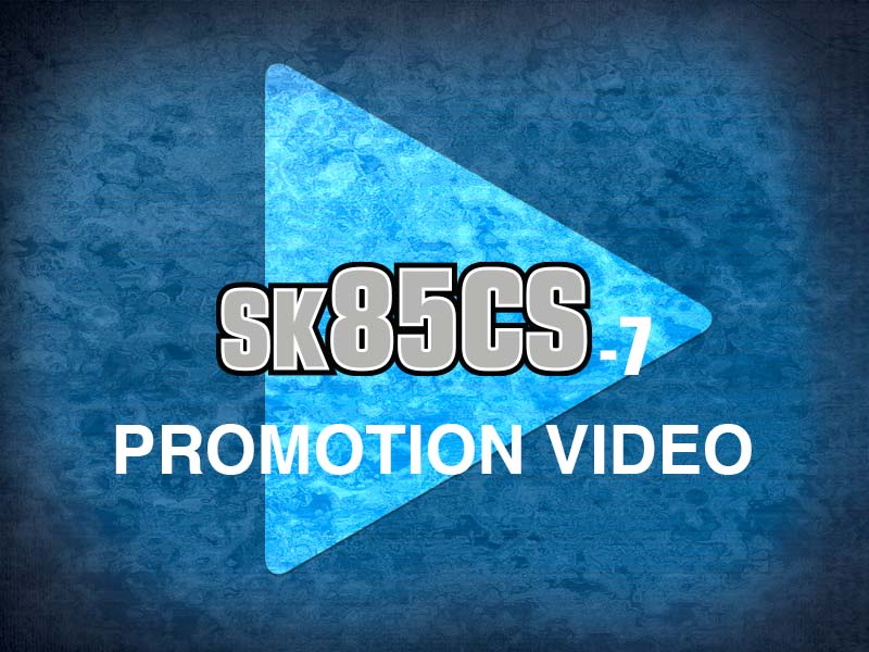 Vídeo do modelo SK85CS-7 da América do Norte