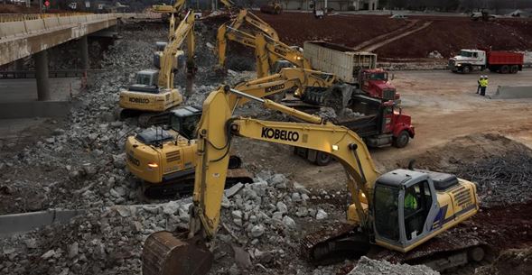 Kobelco Machines are built to last Image of multiple Kobelco Machines