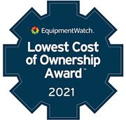 Lowest Cost of Ownership Award - Medium Crawler Excavators Image of EquipmentWatch Lowest Cost of Ownership Award