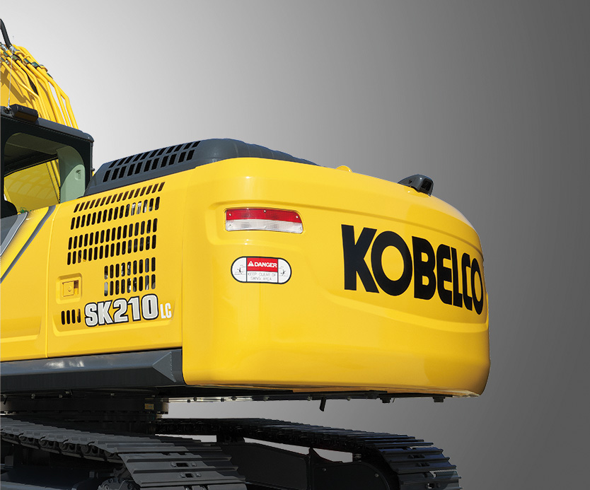 KOBELCO SK210LC-11 Long Reach Rear Swing Flashers KOBELCO SK210LC-11 Long Reach Rear Swing Flashers